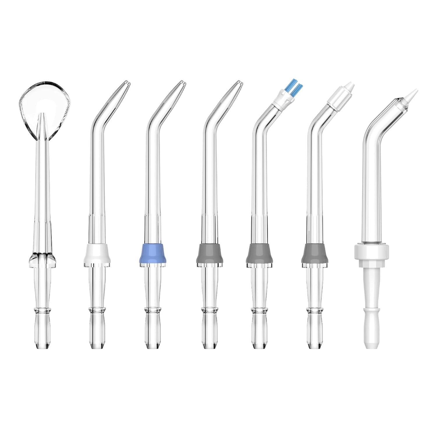 Water Flosser Ultrasonic Electric Toothbrush Combo 2411WF Water Flosser Replacement Tips 7 Pcs White