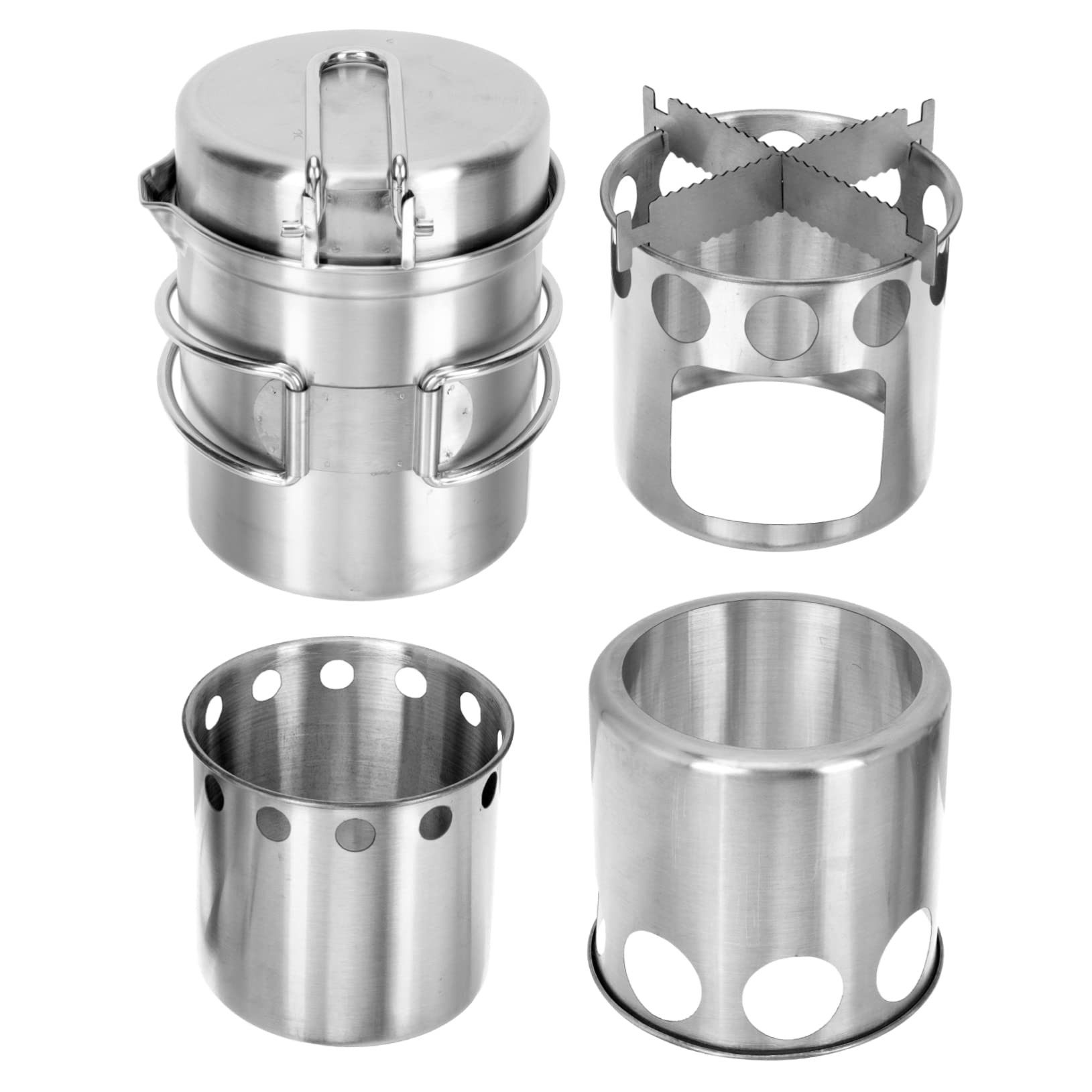 Kit réchaud portable et casseroles de camping Toddmomy pour ne plus manger froid en rando
