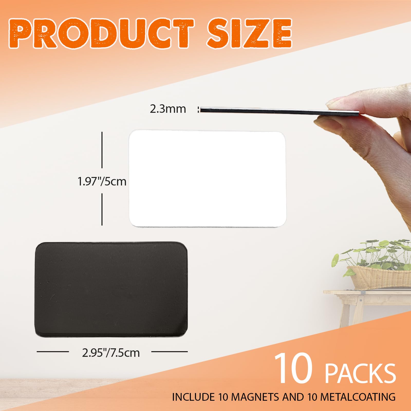 12 Magneti Da Frigorifero In Legno | Decorazione Per La