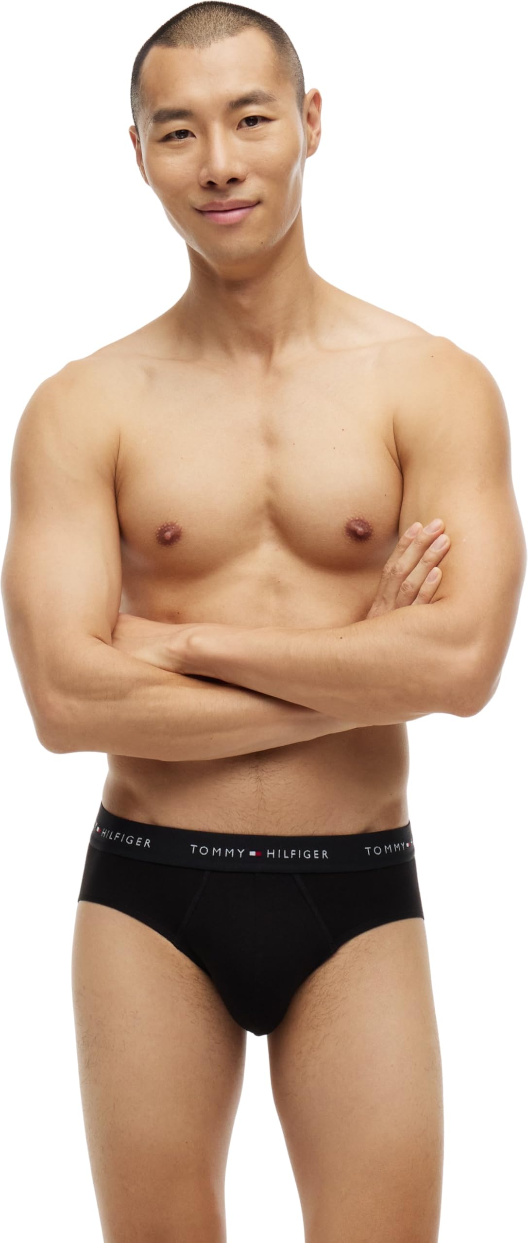 Tommy Hilfiger Majtki męskie, Czerwony (Blk/Blk/Blk), L