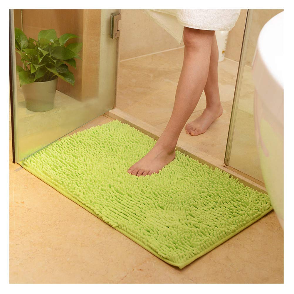 Tapis de bain super absorbant et antidérapant à séchage rapide vert