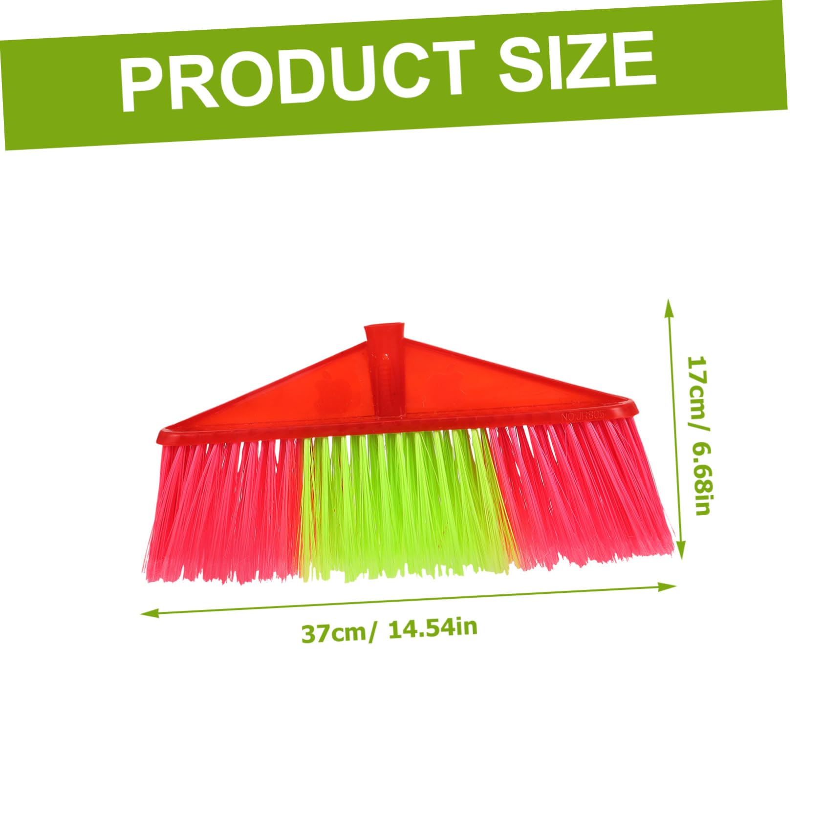 HOODANCOS Indoor Broom Head 2pcs Refill Broom Replacement Cleaning Sweeper Head for Home Random