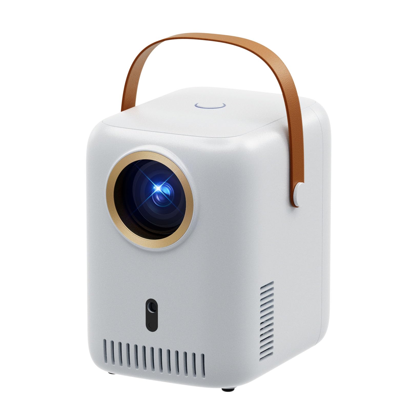 Mini Proyector Portátil Full HD 1080P Soporte, Proyector 5G WiFi Bluetooth con Zoom 50%, Anti-Polvo Led Mini Proyector de Cine en Casa 150000H para iOS/Andriod/PS5/HDMI/USB/PC