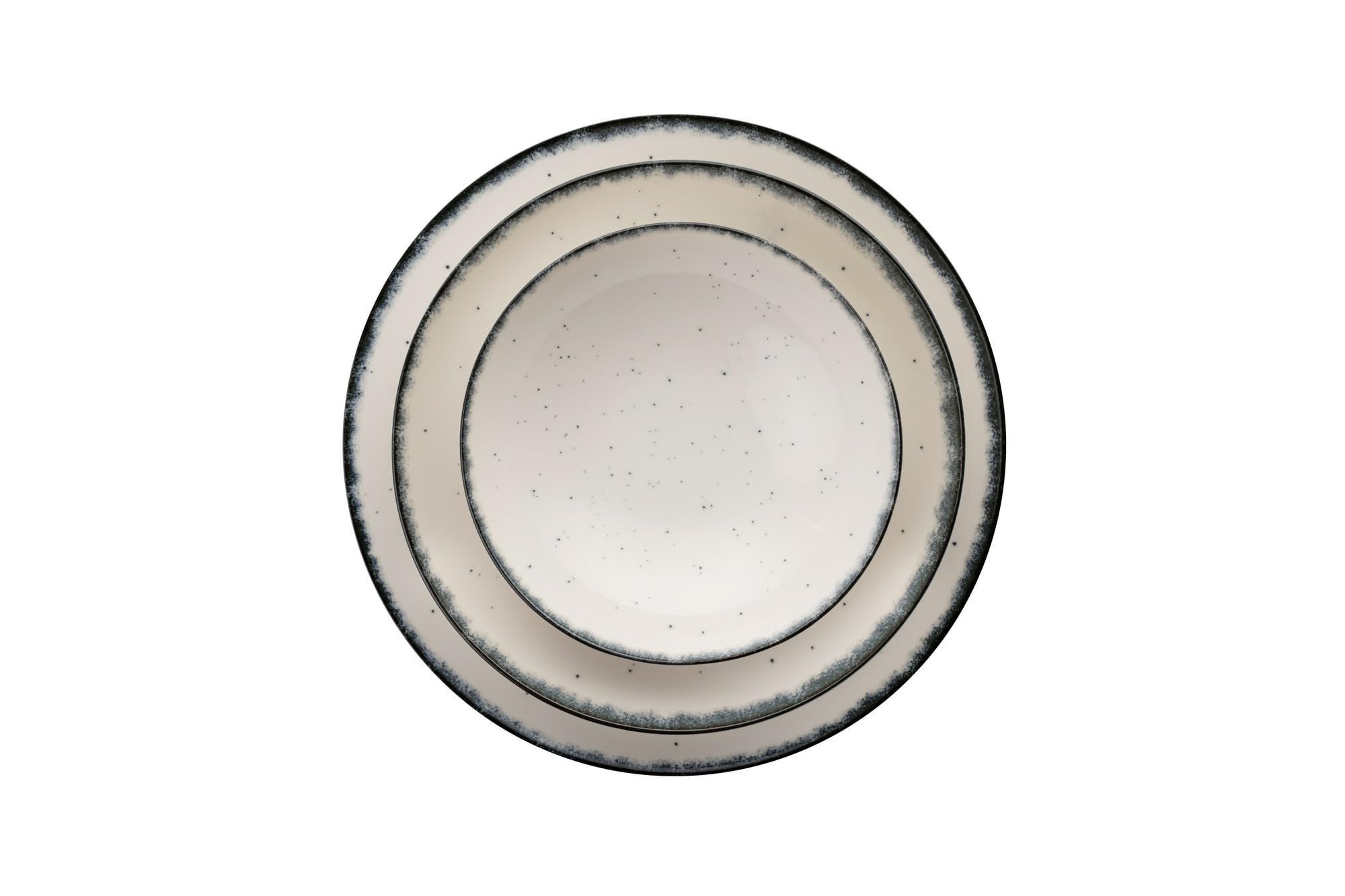 Elegant Set da Pranzo 24 Pezzi, 100% Porcellana | Include Piatti da Servizio, Ciotole, Piatti da Dessert | Adatto per Lavastoviglie e Microonde | Perfetto per Ogni Occasione