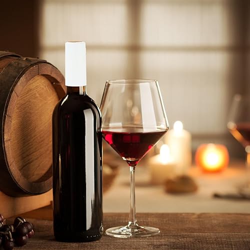 Miniatura 8 de Hemoton 100 cápsulas termorretráctiles para botellas de vino, cápsulas retráctiles para bodegas, uso doméstico, 1.181in