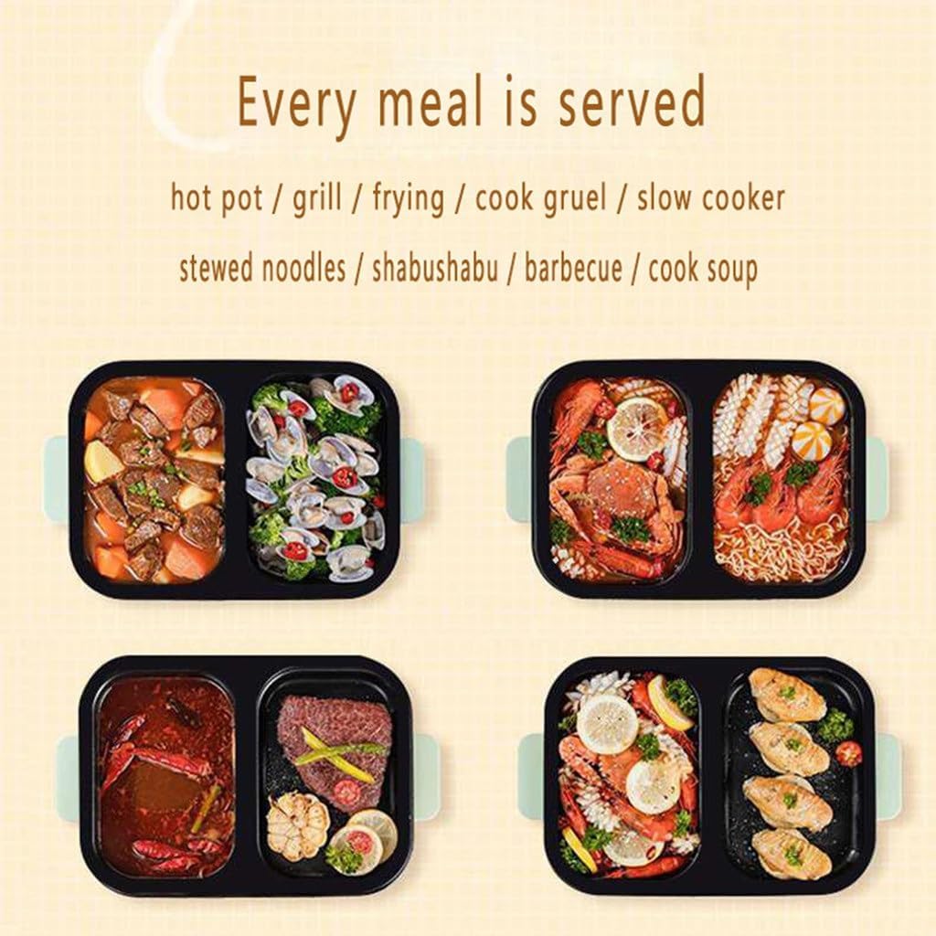 Roast Rinse Integrated Pot Household Multifunctional Cooking Electric Oven Dormitory Barbecue