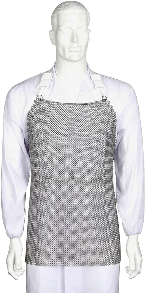 Welding apron Stainless Steel Anti-cutting Apron, Safety Protection Butcher's Anti-cutting Labor Protection In Slaughterhouse