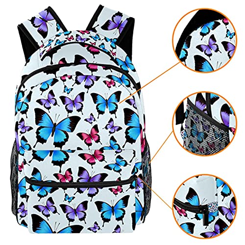 Sac à dos d'école multicolore style décontracté avec motif coucher de soleil