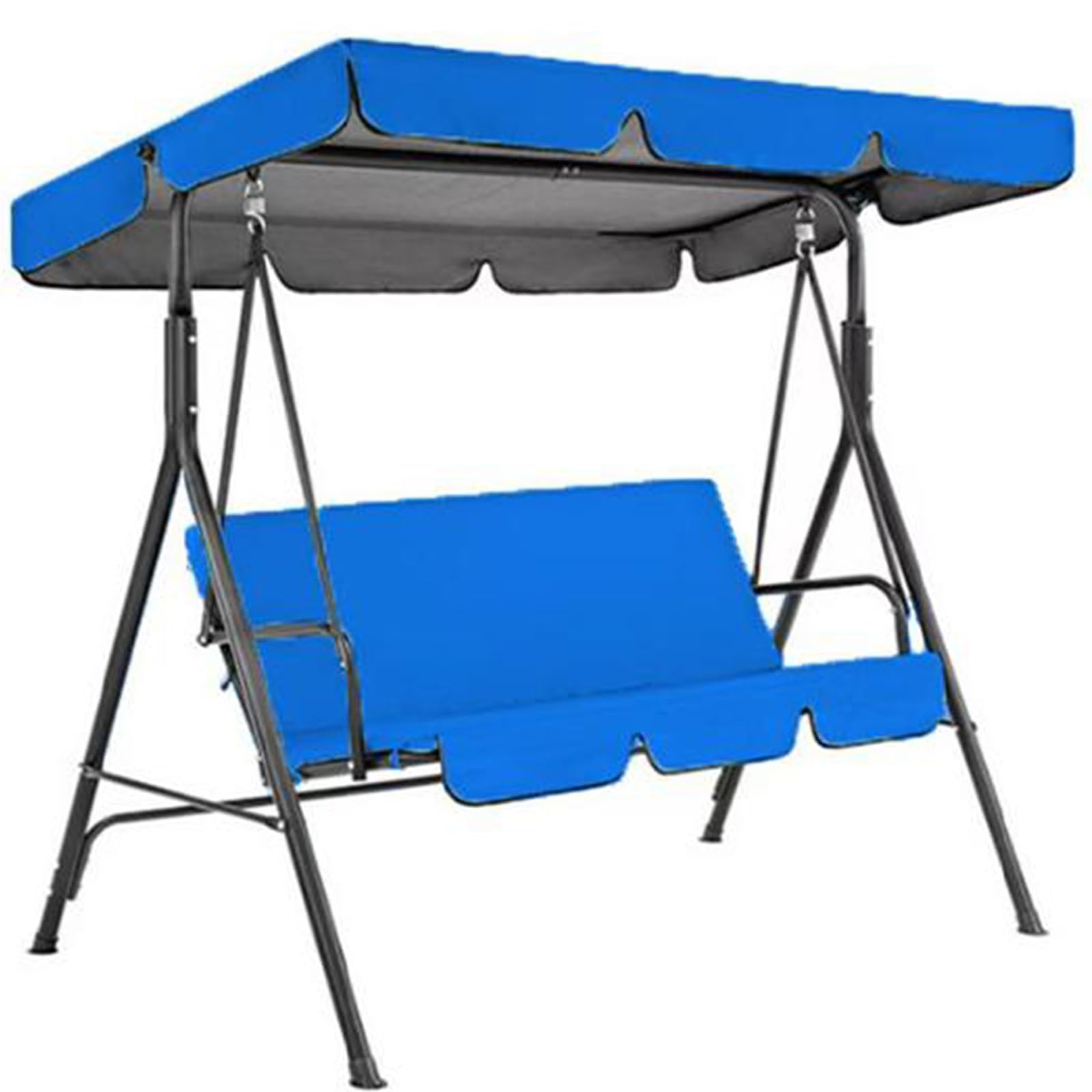 Wymiana baldachimu do huśtawki, Zamienna osłona baldachimu do huśtawki Oxford 210D(Blue,190 * 132 * 15cm)
