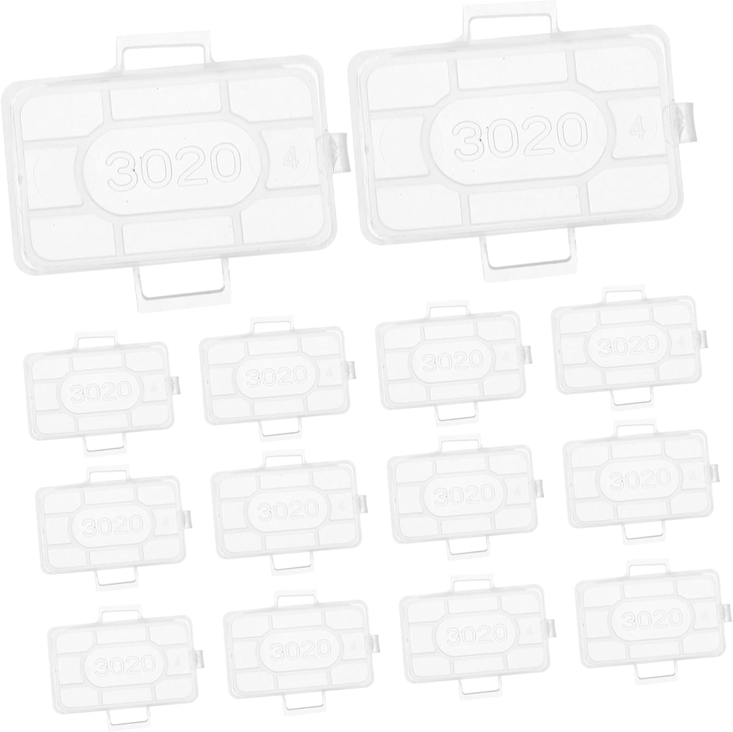 Cable Label Holder Case 100pcs Plastic Wire Sign Box
