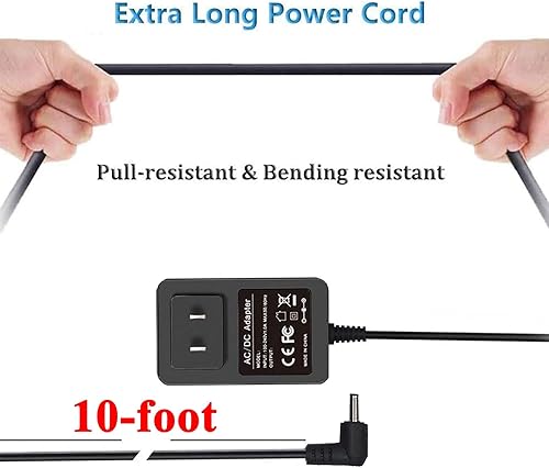 Miniatura 4 de VHBW Petsafe ScoopFree - Cable de alimentación para caja de arena (10 pies) PetSafe automático autolimpiante RFA-516 PAL00-14243, PAL00-15342,