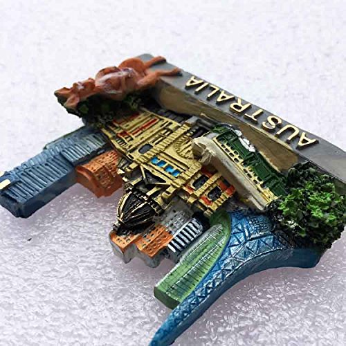 Perth Western Australia 3D Freccette magnete da frigorifero regalo souvenir, resina fatta a mano decorazione per casa e cucina Perth frigorifero magnete collezione