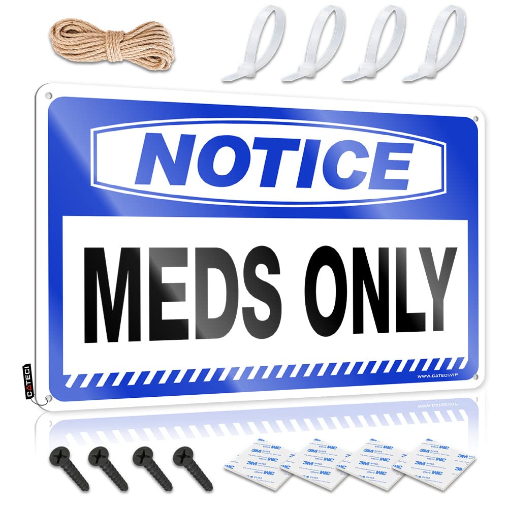 Klimora Women's One Color Gym Towels Notice Meds Only Tin Sign Beach Bags For Bath Towel(30X40cm)