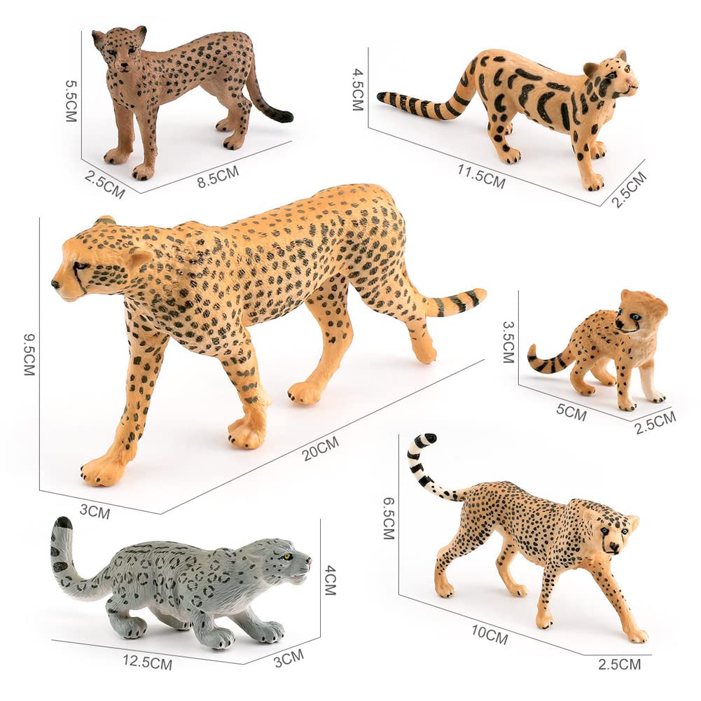 Amazon.co.jp: generic 現実的なヒョウアクションフィギュア