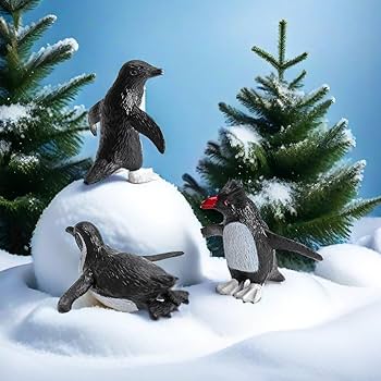 Amazon.co.jp: Ai-Fun 11個 ペンギン イグルー フィギュア