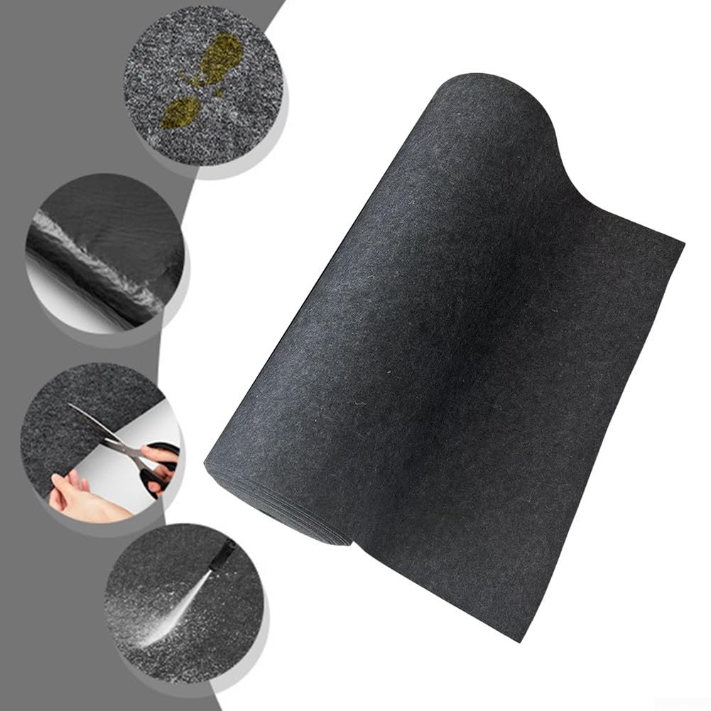Tapis de sol de garage robuste anti-fuites d'huile avec caractéristiques antidérapantes et faciles à nettoyer (2 m x 1 m)