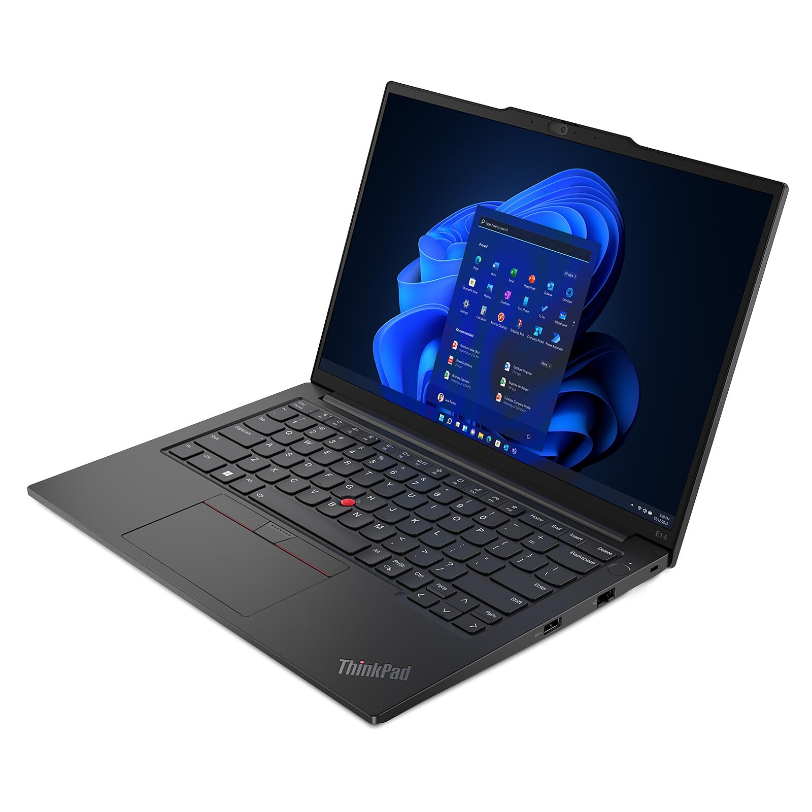 Lenovo ThinkPad E14 Gen 5-14" - Intel Core i5-1335U - 16 Go RAM - 512 Go SSD - Win 11 Pro - Carte Graphique Intel Iris XE - AZERTY (Français) - Noir - 21JK000AFR