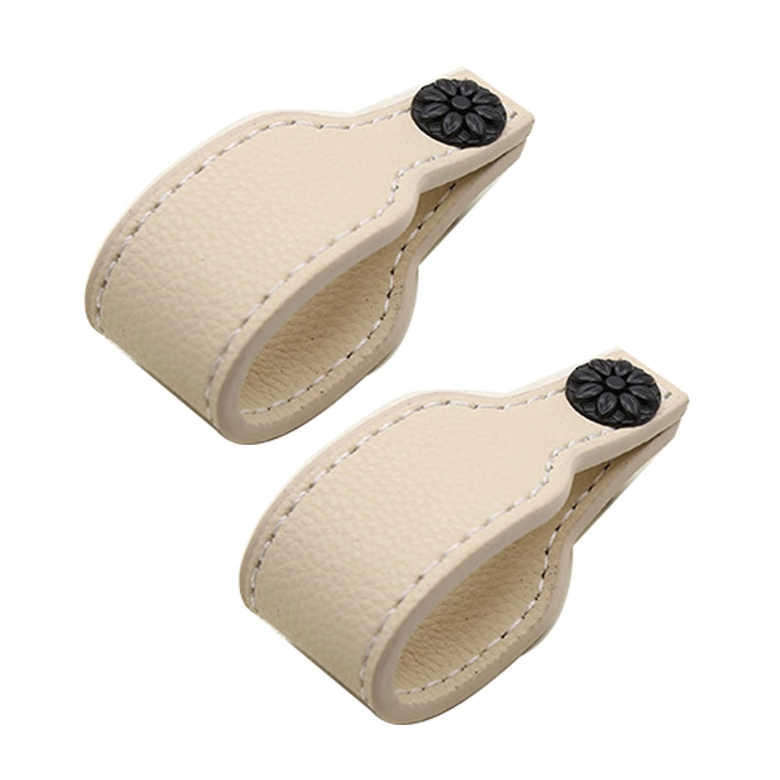 Lqzaxsrdr C Leather Handles, Leather Drawer Pulls Loop Knob Abinet Handle Multicolor Single Hole 128Mm(,Single Hole)