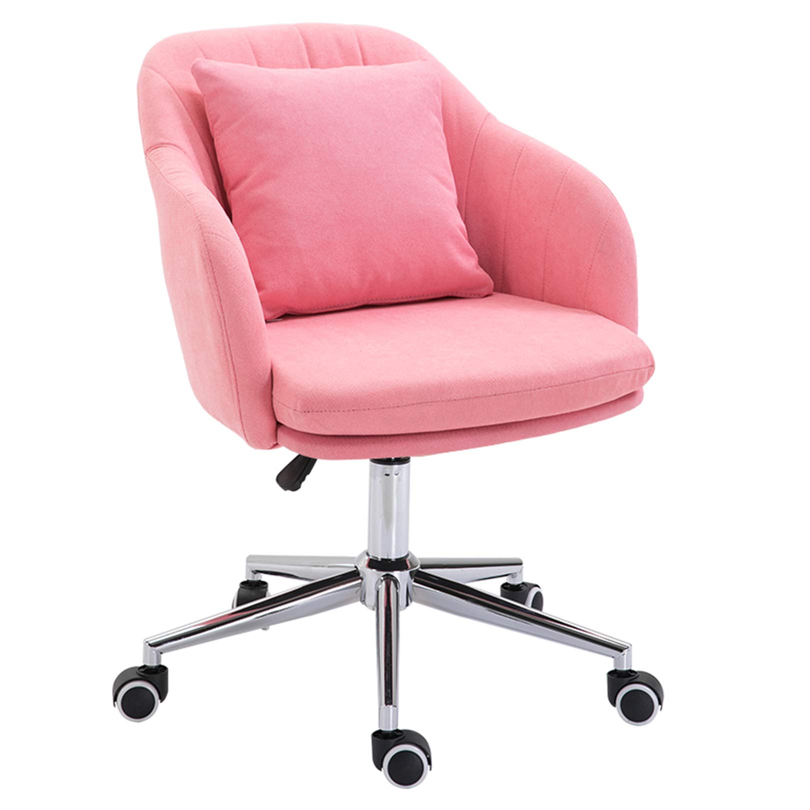 Chaise de bureau ergonomique pivotante à 360 degrés et dossier avec support lombaire