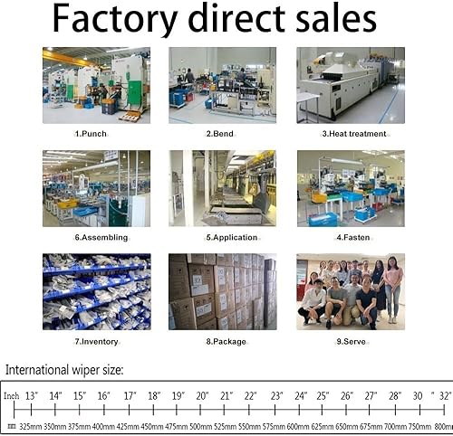 Miniatura 6 de Juego de limpiaparabrisas delantero y trasero compatible con Opel Corsa D 2006-2014 limpiaparabrisas de 26 + 16 + 12 pulgadas