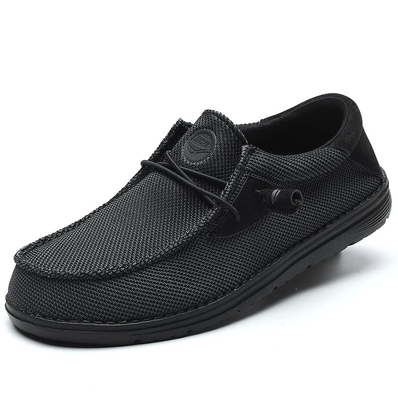 Grand AttackMen's Walking Boat Shoes-Slip On&Lace Up Casual Loafers, Comfortable & Lightweight Work Shoes | for Home, Leisure Travel, Driving Shoes