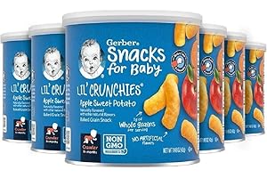 Gerber Lil' Crunchies Sweet Potato Puffs (Pack of 6)