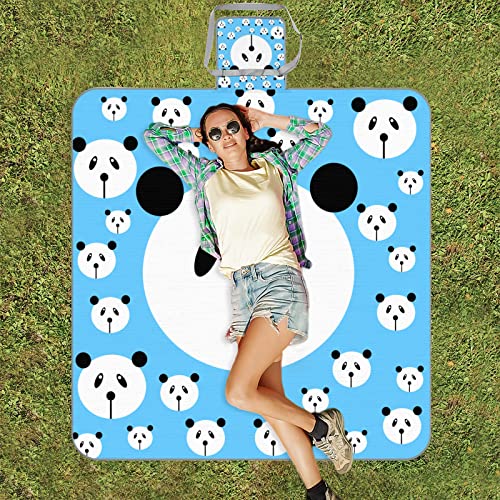 Bardic Cobertor de piquenique tapete de praia bonito panda animal avatar, suporte impermeável dobráv