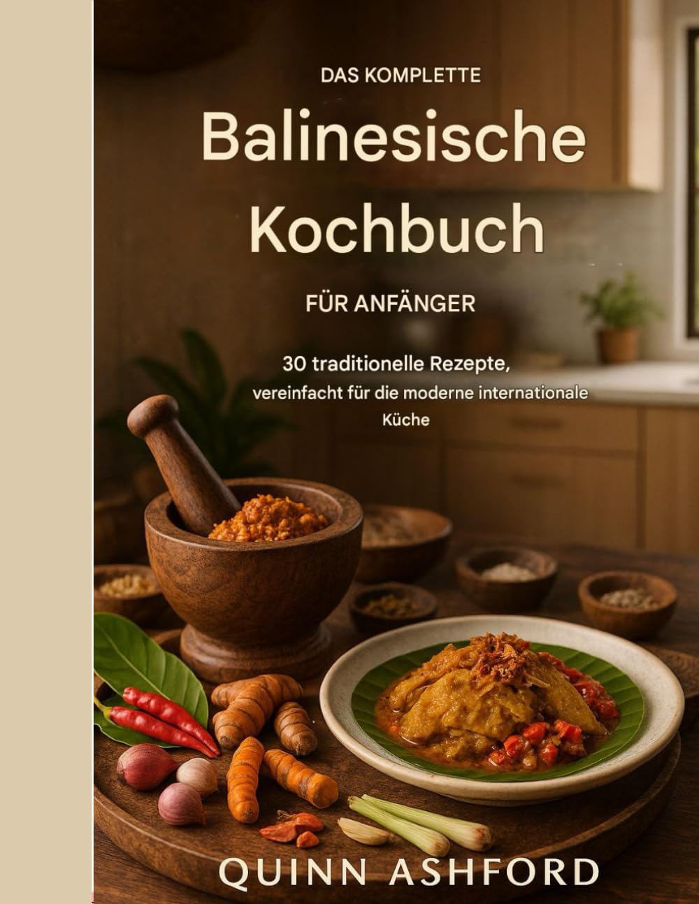 DAS KOMPLETTE Balinesische Kochbuch FÜR ANFÄNGER: 30 traditionelle Rezepte, einfach zubereitet für die moderne internationale Küche