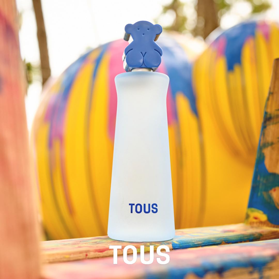 Tous Kids Boy, Eau de Toilette, Profumo Bambino e Profumo Ragazzo, Fragranza Fresca e Fruttata alle Note di Caramelle alla Mela, Ottimo come Regalo Ragazzo, 100ml con Spray