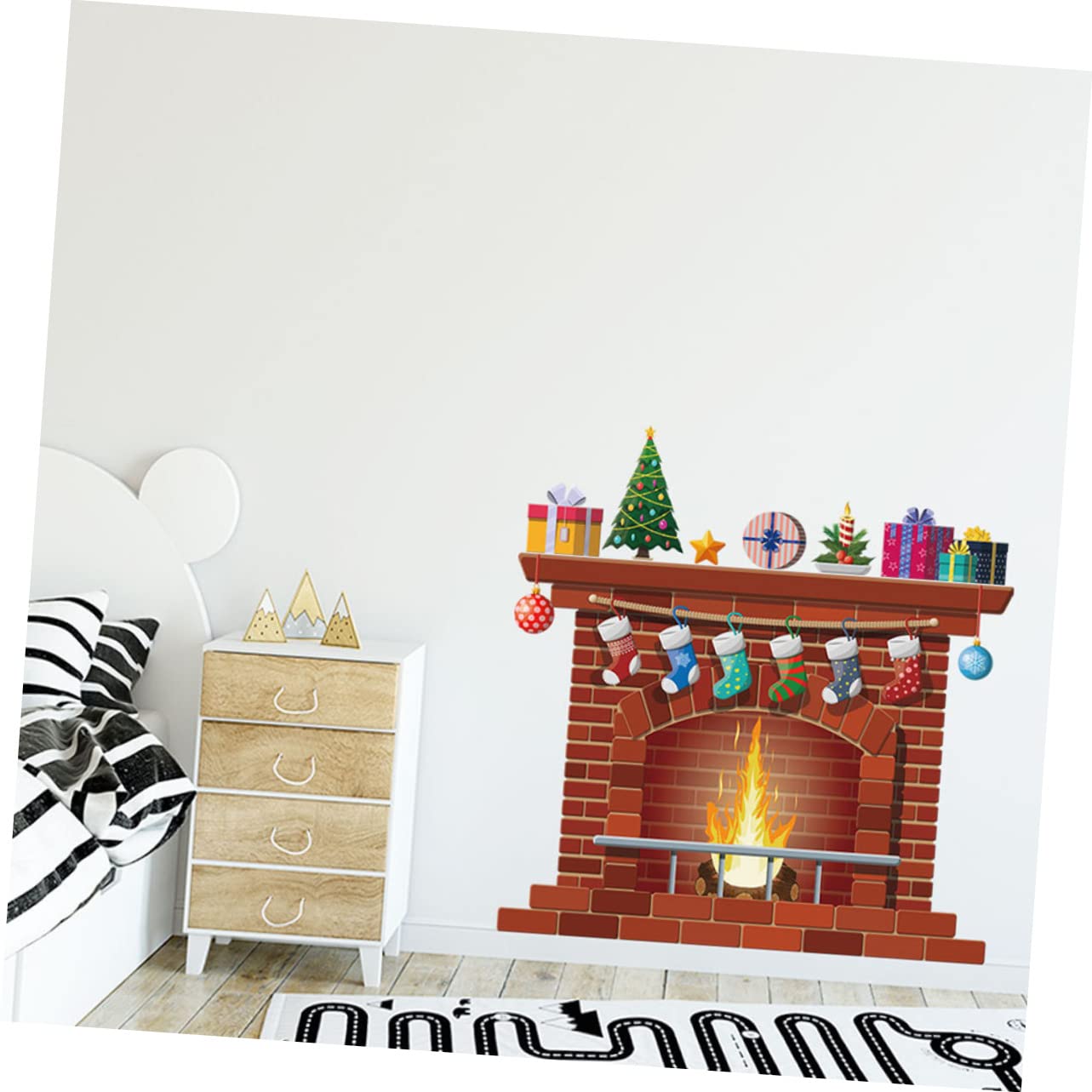 Cabilock 5 Set Adesivi Murali Per Albero Di Natale Decorazione Per Finestre Decorazione Per Porte Decorazioni Natalizie Decorazioni Per Interni Vacanze Adesivi Per Finestre