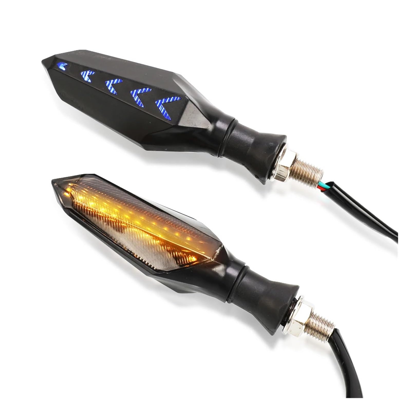 12 indicatori direzione LED lampeggianti anteriori Indicatoris Motos