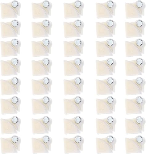 DOITOOL Cierres magnéticos de plástico, hebillas de zapato, botones fijos, a prueba de niños, cierres para armarios, cajones de armario, cierres