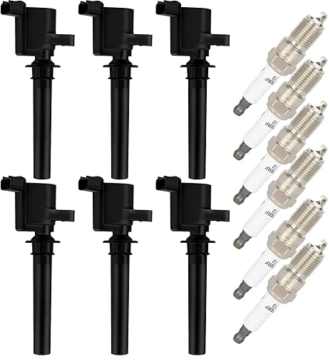 Aintier Bobinas de encendido y bujías de iridio DG500 para Ford para Mazda para Mercury 500 Freestyle para Mariner Taurus Escape Tribute Sable disponible en Yaxa Guatemala