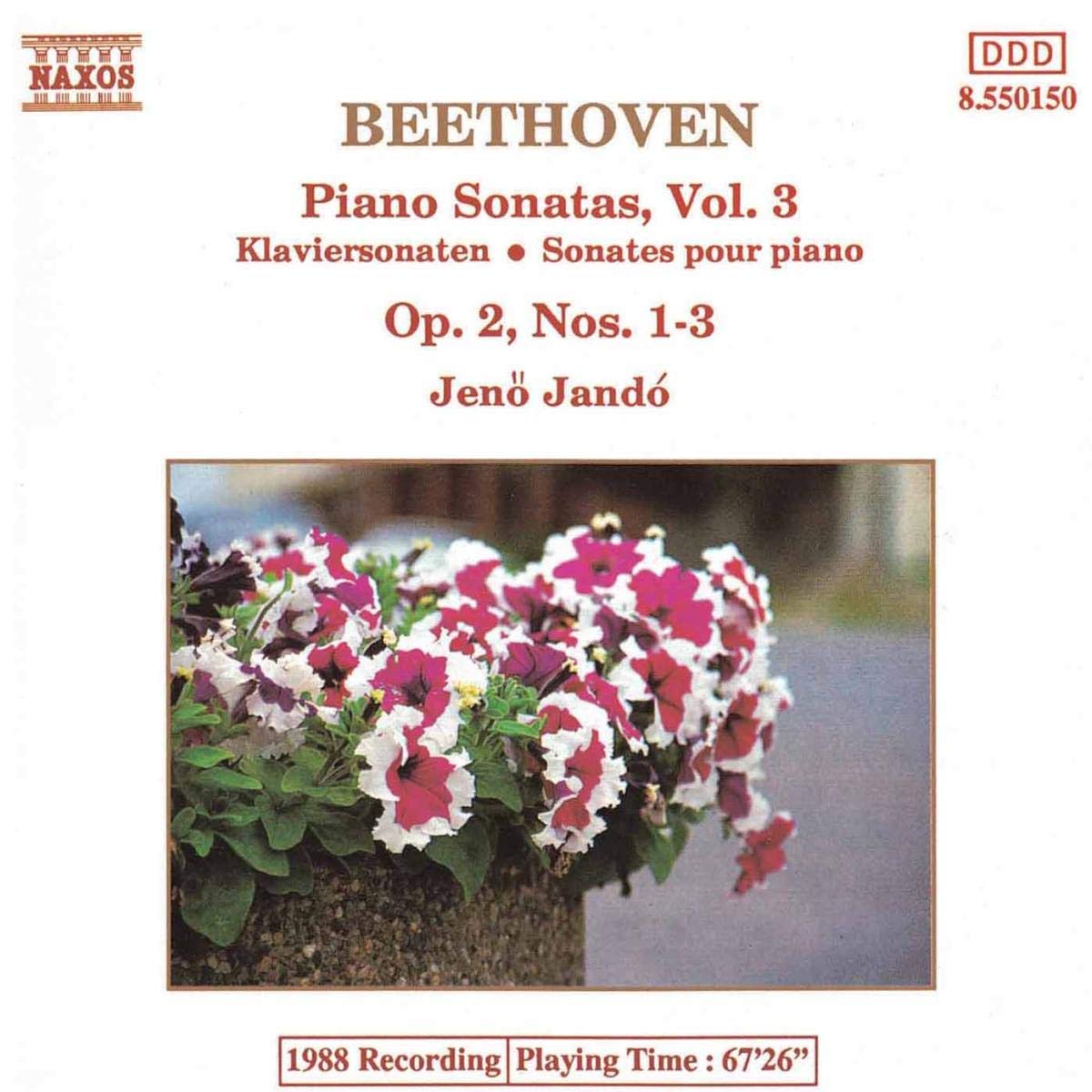 Beethoven: Piano Sonatas Vol. 3 - Op. 2, Nos. 1-3