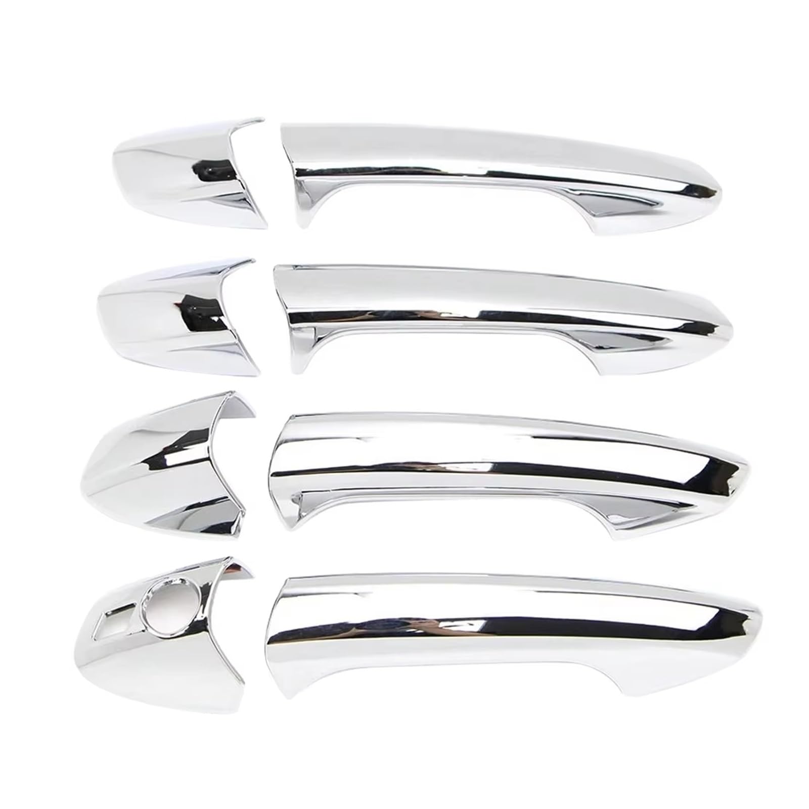 TRGDFDAA Door Handle Trims Covers Compatible with Benz for GLA X156 2015 2016 2017 2018 2019 2020 Left Hand Drive Car Exterior Side Door Handle Cover Trim