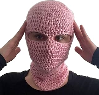Pasamontañas loco para adultos, para otoño e invierno, sombrero de punto, para fiesta de Halloween, accesorios de fotografía, aterrador ladrón de punto