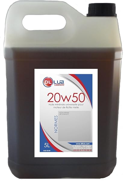 DLLUB - HUILE MINERALE SAE 20W50-10 litres - 5