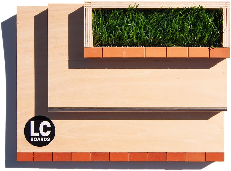 LC Boards Fingerboard 3 Block Plaza RAMP Wood
