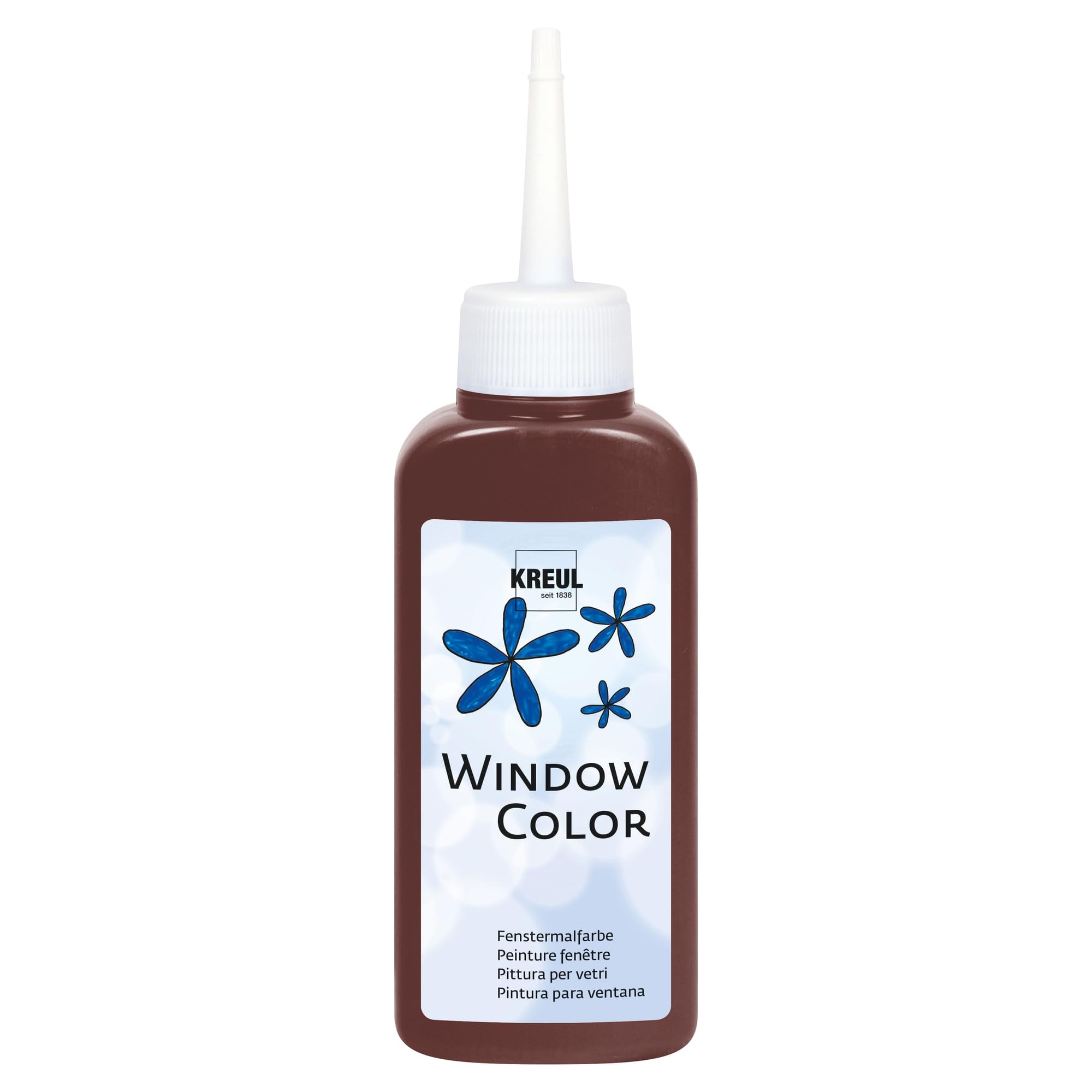 Creall Havo Glas-Fenster-Farbe – 80 Ml, Silber, Sofort Einsatzbereit, Haftet Super Auf Glas