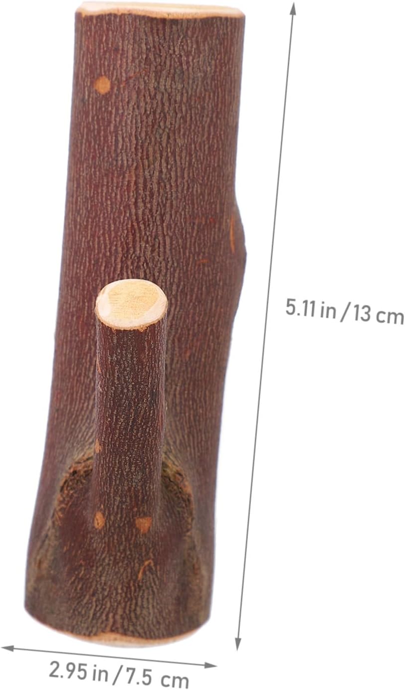 Wooden Wall Hook Clothes Hanger No Punch Design for Easy Installation for Coats Hats and Bags High Load Bearing Home Decor Accessory image 2
