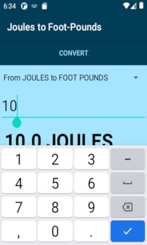 Joules to Foot-Pounds Conversion Calculator