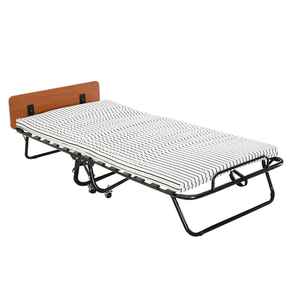 Buy Panana Folding Single Bed with Mattress and Headboard Compact