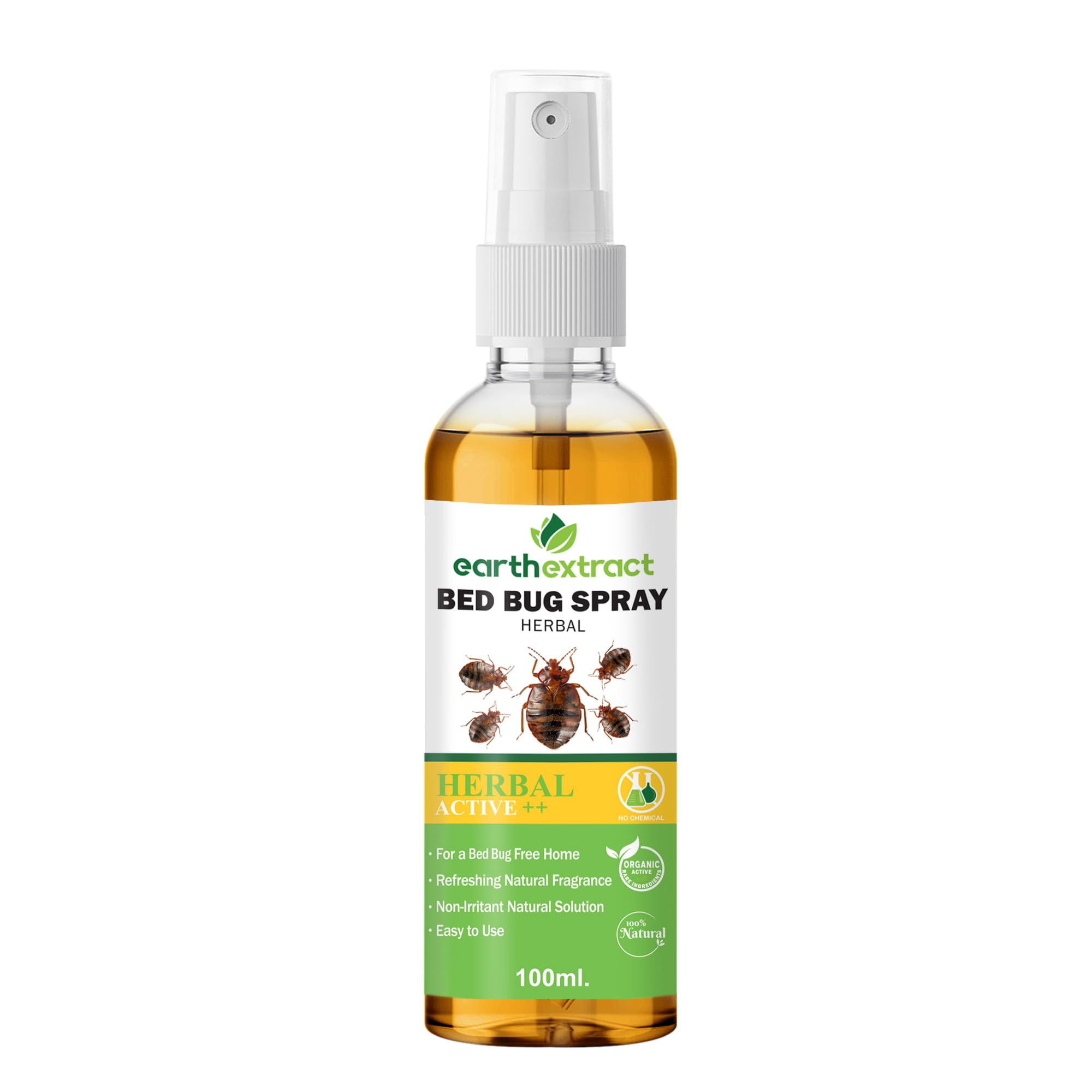 Earth extract 100% Herbal Bed Bug Repellent Spray For Home | Natural, Irritant-Free, Chemical-Free| Long-Lasting Instant Protection From Bed Bugs| Baby, Plant & Pet Safe | 100ml-image-20