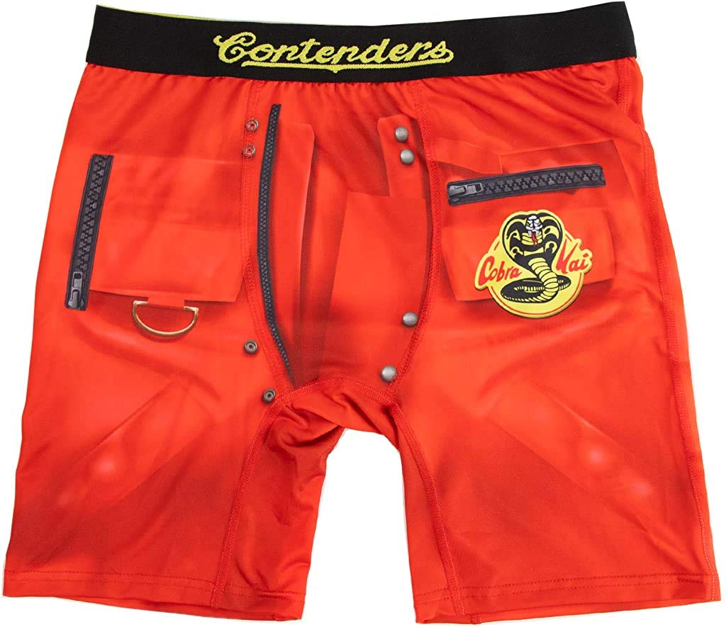 Contenders x Cobra Kai - Ultra-Soft Stretch Fit – No Ride-Ups Underwear for Men – For All-Day Wear
