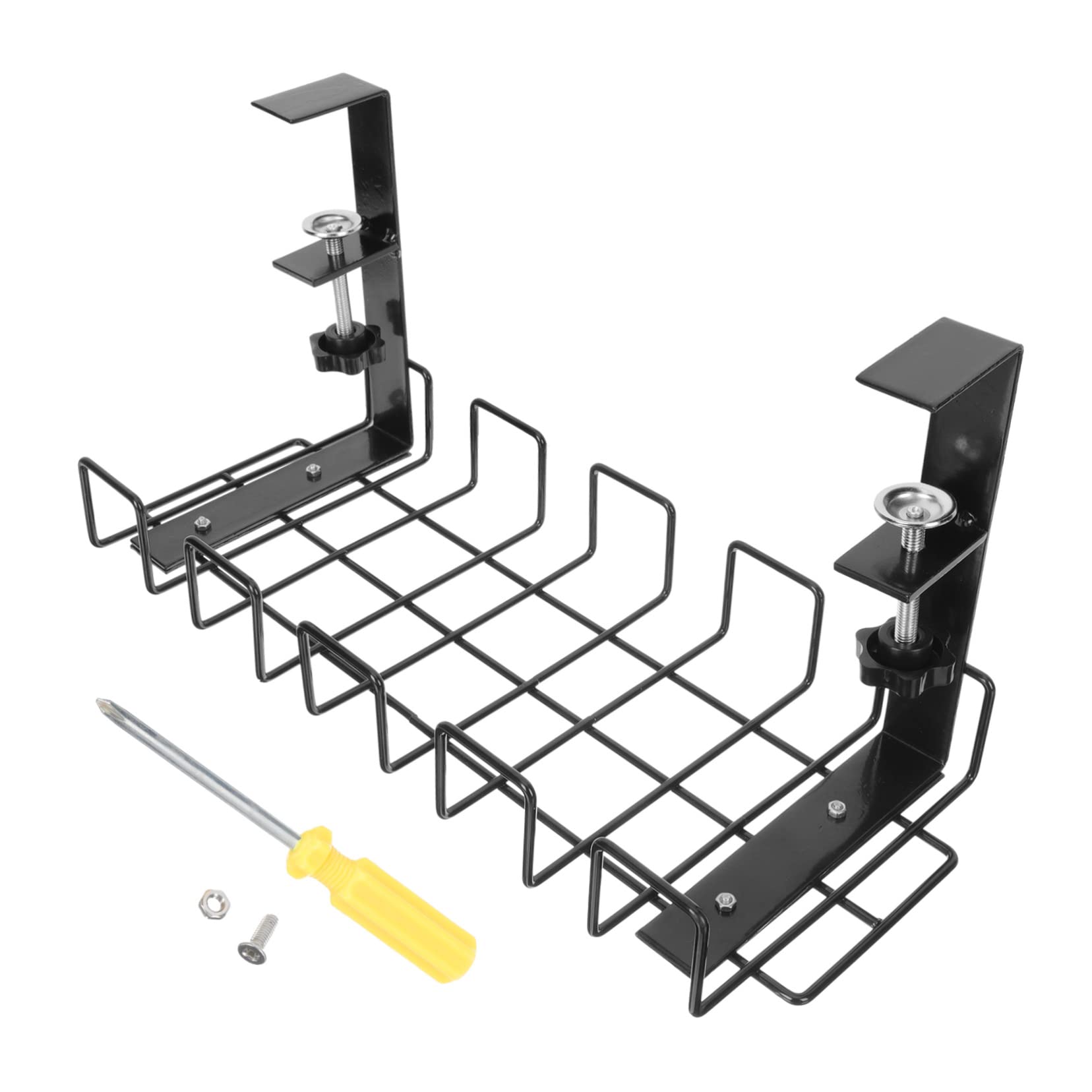 Mikinona 1Pc Versatile Cable Stand Sturdy Storage Rack for Household Use Wire Organizer for Cables and Power Supplies for Under Table and Cabinet Storage