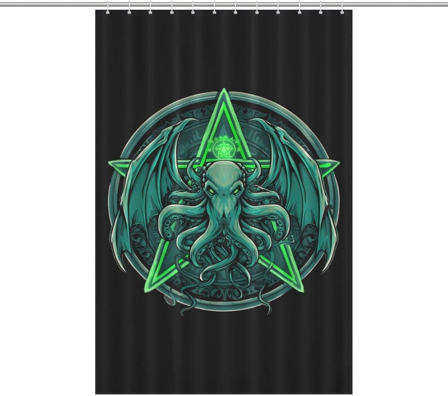 Magic Cthulhues Sea Monster Shower Curtain 46.85x70.87Inch（119x180cm） Polyester Bath Curtain Shower Curtains Printed Decorative