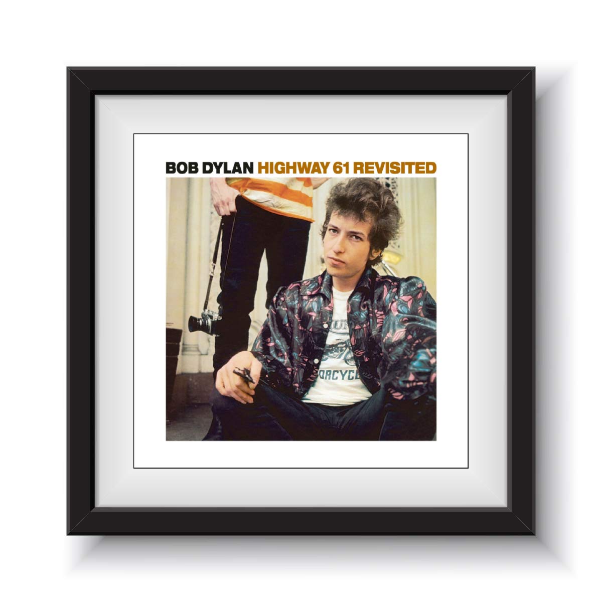 Printshop Black Bob Dylan - Highway 61 - Framed Album Cover