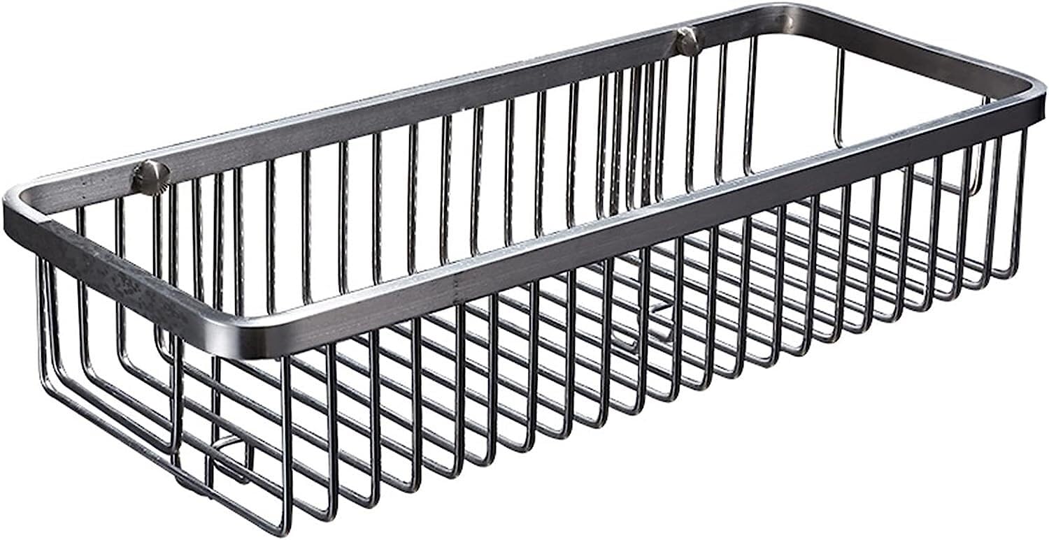 CTPCRTYK Shower shelf Corner Shower Caddy Shower CaddyShelf Wall Mounted Shower Caddy Shelf with Hooks Bathroom Basket for