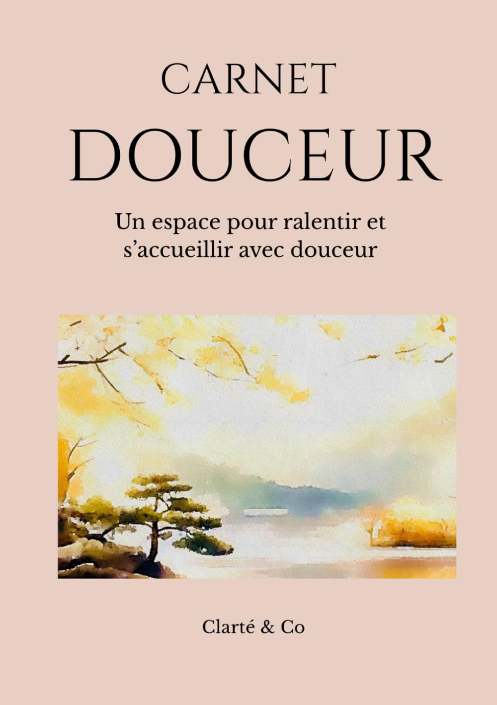 Carnet Douceur: Un espace pour ralentir et s’accueillir avec douceur (Carnets Clarté & Co)