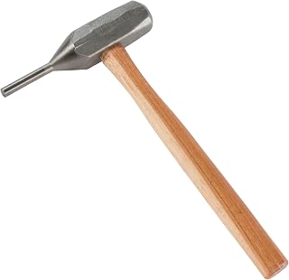 COUNCIL TOOL Back-Out Punch - 3/4" Diameter B&O Hammer with 15" Wooden Handle & Forged Steel Head - BO750